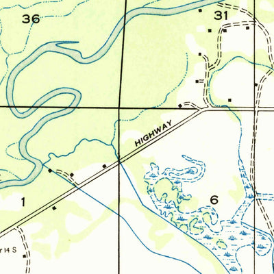 United States Geological Survey Indian Village, LA (1947, 31680-Scale) digital map