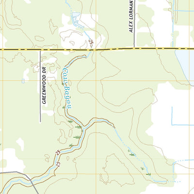 United States Geological Survey Indian Village, LA (2020, 24000-Scale) digital map