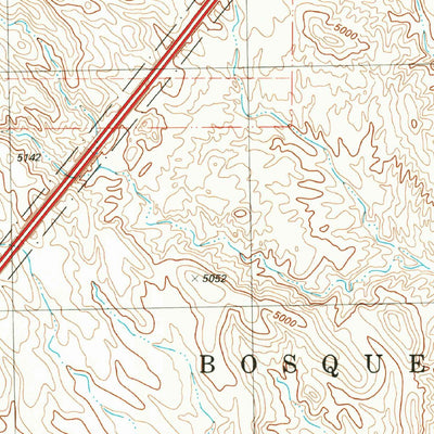 United States Geological Survey Indian Well Wilderness, NM (1981, 24000-Scale) digital map