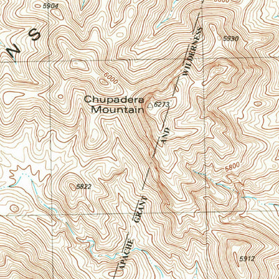 United States Geological Survey Indian Well Wilderness, NM (1981, 24000-Scale) digital map