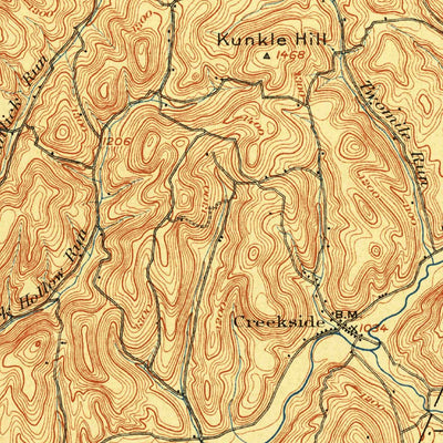 United States Geological Survey Indiana, PA (1902, 62500-Scale) digital map