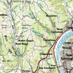 United States Geological Survey Indiana, PA (1983, 100000-Scale) digital map