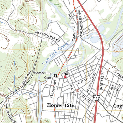 United States Geological Survey Indiana, PA (2023, 24000-Scale) digital map