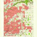 United States Geological Survey Indianapolis East, IN (1959, 24000-Scale) digital map