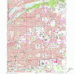 United States Geological Survey Indianapolis East, IN (1967, 24000-Scale) digital map