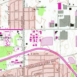 United States Geological Survey Indianapolis East, IN (1967, 24000-Scale) digital map