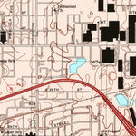 United States Geological Survey Indianapolis East, IN (1998, 24000-Scale) digital map