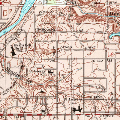 United States Geological Survey Indianapolis East, IN (1998, 24000-Scale) digital map