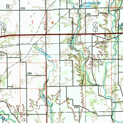 United States Geological Survey Indianapolis, IN (1986, 100000-Scale) digital map