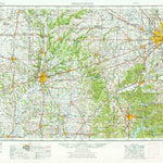 United States Geological Survey Indianapolis, IN-IL (1953, 250000-Scale) digital map