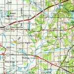 United States Geological Survey Indianapolis, IN-IL (1953, 250000-Scale) digital map