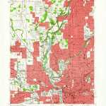United States Geological Survey Indianapolis West, IN (1959, 24000-Scale) digital map