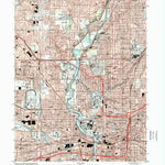 United States Geological Survey Indianapolis West, IN (1998, 24000-Scale) digital map