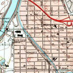 United States Geological Survey Indianapolis West, IN (1998, 24000-Scale) digital map