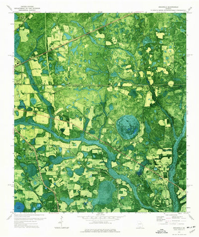 United States Geological Survey Indianola, GA (1971, 24000-Scale) digital map