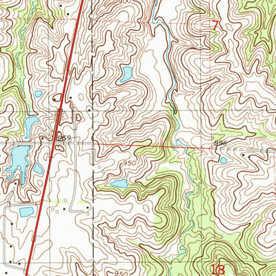 United States Geological Survey Indianola, IA (1983, 24000-Scale) digital map