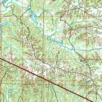 United States Geological Survey Indianola, MS (1994, 100000-Scale) digital map