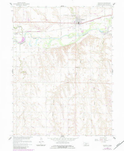 United States Geological Survey Indianola, NE (1958, 24000-Scale) digital map