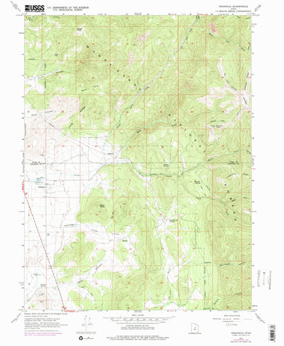 United States Geological Survey Indianola, UT (1967, 24000-Scale) digital map