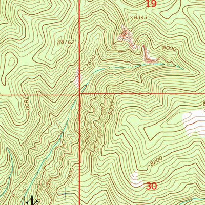 United States Geological Survey Indianola, UT (1967, 24000-Scale) digital map