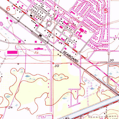 United States Geological Survey Indiantown, FL (1953, 24000-Scale) digital map