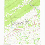 United States Geological Survey Indiantown Gap, PA (1969, 24000-Scale) digital map