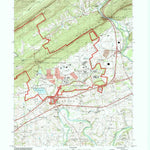 United States Geological Survey Indiantown Gap, PA (1999, 24000-Scale) digital map