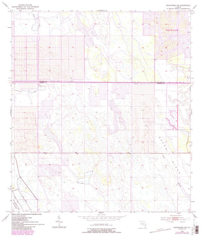 United States Geological Survey Indiantown NW, FL (1953, 24000-Scale) digital map