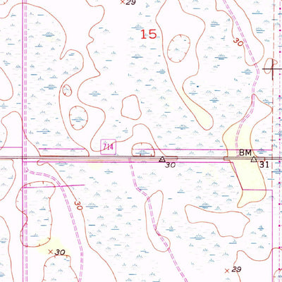 United States Geological Survey Indiantown NW, FL (1953, 24000-Scale) digital map