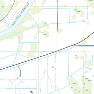 United States Geological Survey Indiantown SE, FL (2021, 24000-Scale) digital map