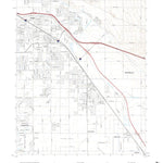 United States Geological Survey Indio, CA (2021, 24000-Scale) digital map