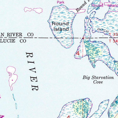United States Geological Survey Indrio, FL (1948, 24000-Scale) digital map