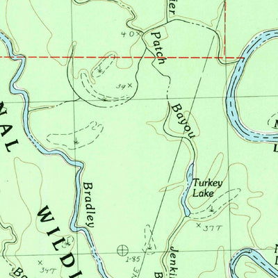 United States Geological Survey Industrial, MS-LA (1983, 24000-Scale) digital map