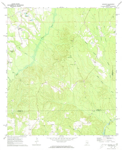 United States Geological Survey Industry, AL (1971, 24000-Scale) digital map