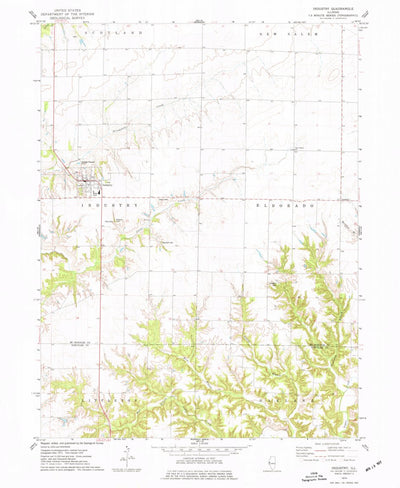 United States Geological Survey Industry, IL (1974, 24000-Scale) digital map