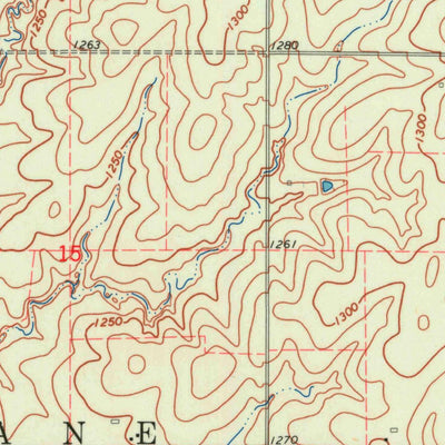 United States Geological Survey Industry, KS (1964, 24000-Scale) digital map