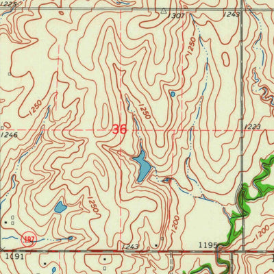 United States Geological Survey Industry, KS (1964, 24000-Scale) digital map