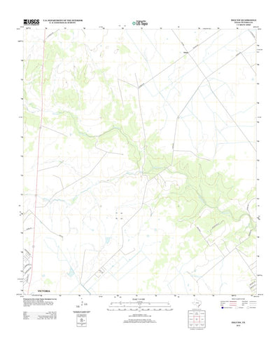 United States Geological Survey Inez NW, TX (2013, 24000-Scale) digital map