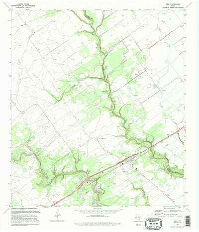 United States Geological Survey Inez, TX (1995, 24000-Scale) digital map