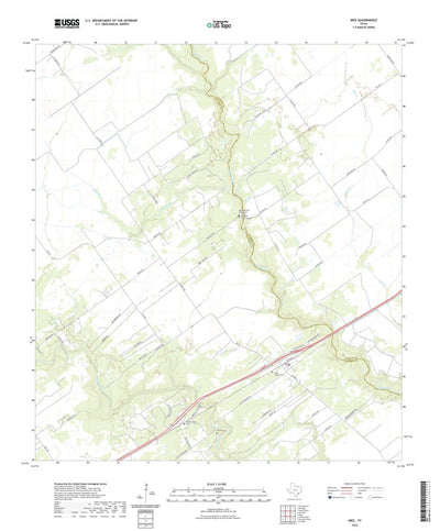 United States Geological Survey Inez, TX (2022, 24000-Scale) digital map