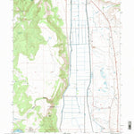 United States Geological Survey Infernal Caverns, CA (1993, 24000-Scale) digital map
