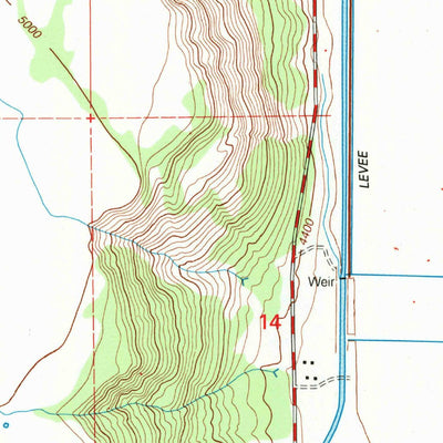 United States Geological Survey Infernal Caverns, CA (1993, 24000-Scale) digital map