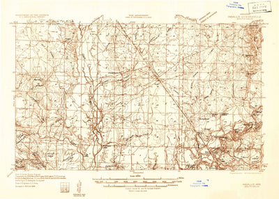 United States Geological Survey Ingalls, AR (1934, 48000-Scale) digital map