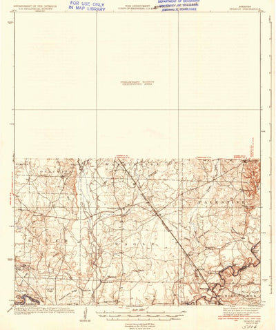 United States Geological Survey Ingalls, AR (1937, 62500-Scale) digital map