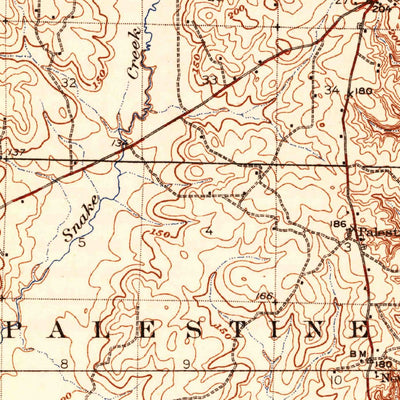 United States Geological Survey Ingalls, AR (1937, 62500-Scale) digital map