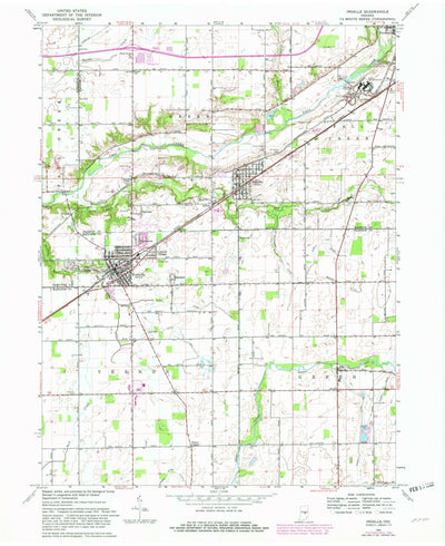 United States Geological Survey Ingalls, IN (1962, 24000-Scale) digital map