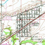 United States Geological Survey Ingalls, IN (1962, 24000-Scale) digital map