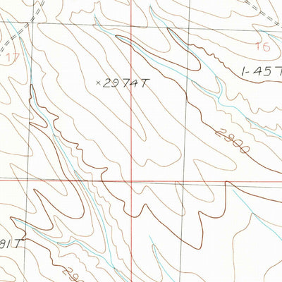 United States Geological Survey Ingals Dam, MT (1986, 24000-Scale) digital map