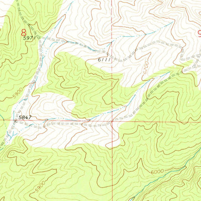 United States Geological Survey Ingham Canyon, UT (1971, 24000-Scale) digital map