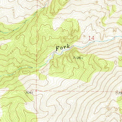 United States Geological Survey Ingham Canyon, UT (1971, 24000-Scale) digital map
